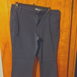 Navy Casual Pants